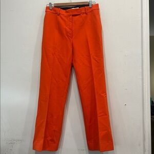 Dion Lee Orange dress classic pants wool blend size 4 designer minimalist
